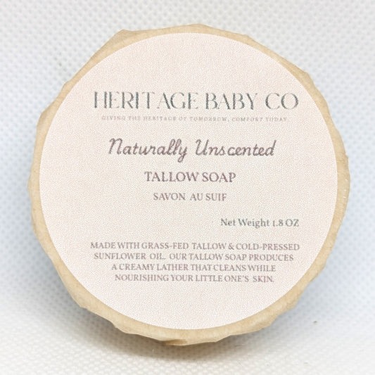 Tallow Soap - Naturally Unscented