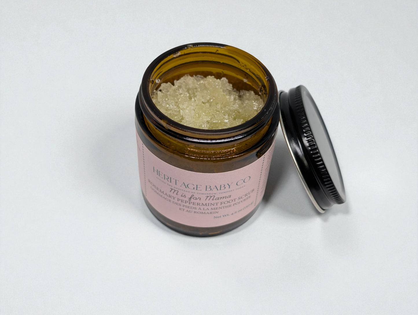 Rosemary Peppermint Foot Scrub - M is for Mama