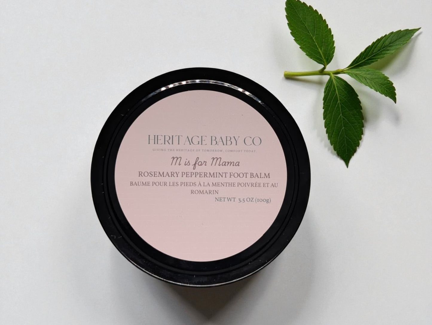 Rosemary Peppermint Foot Balm - M is for Mama